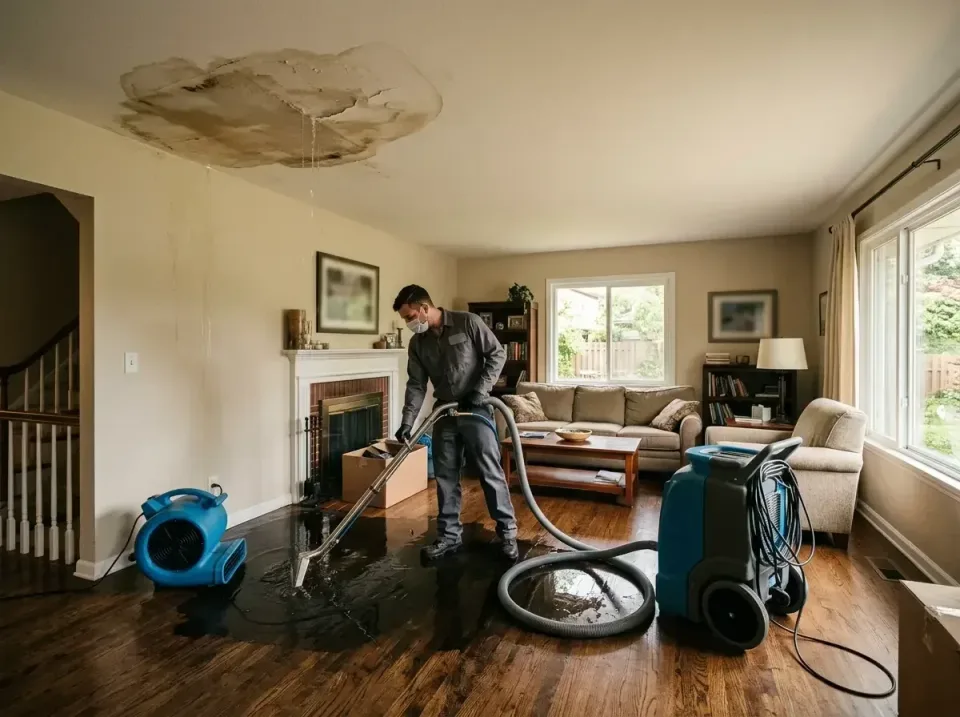 attic-pipe-burst-ceiling-drip-008 — frequently asked questions, Water Damage Restoration & Carpet Care in Grandwood Park, IL